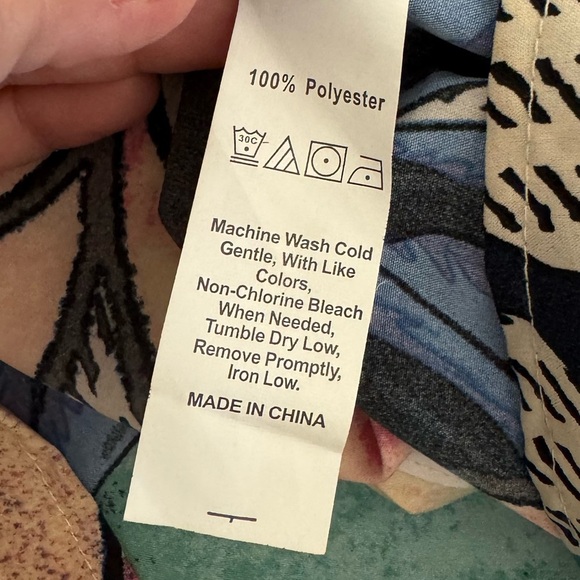 Women’s SHEIN long floral short sleeve v-neck dress Small - Picture 5 of 5